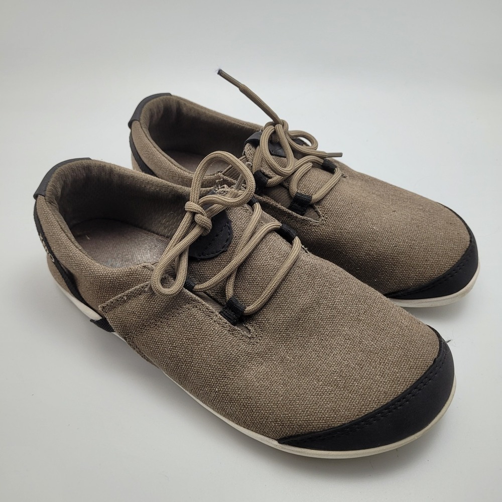 Xero Hana Barefoot Shoes Womens 8 Brown Canvas Minimalist
